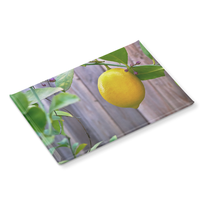 Bright_Yellow_Lemon_with_Budding_Branche_RectangleButtonMagnet_H_Angle_Mockup.png