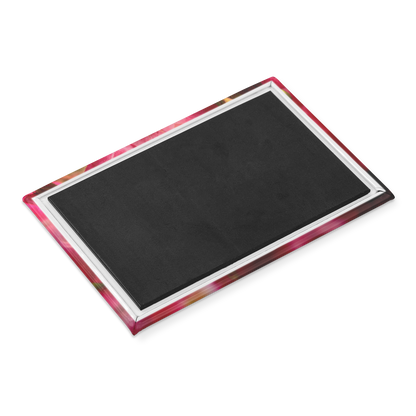 Softly_Lit_Pink_Roses_with_Light_Centers_RectangleButtonMagnet_H_AngleBottom_AS_Mockup.png
