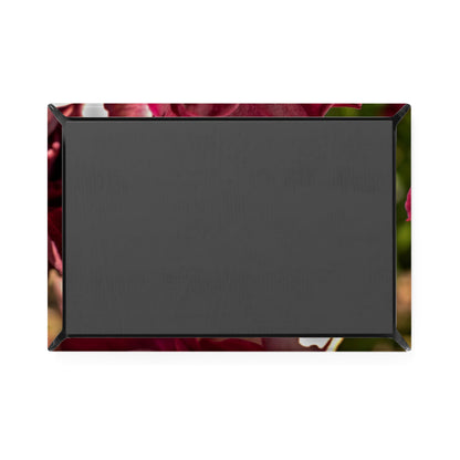 Back view of a rectangular button magnet.